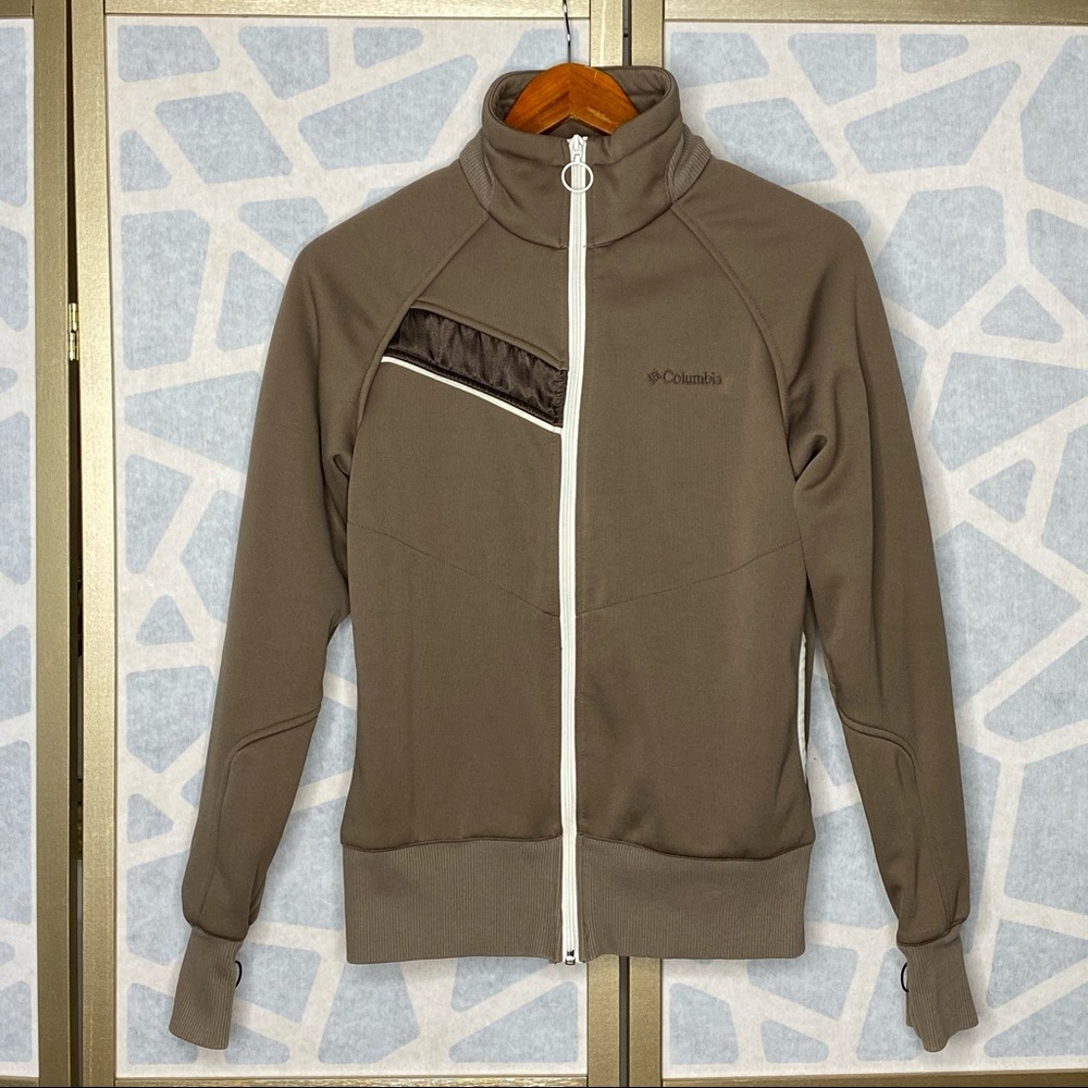 Columbia Womens Brown Jacket Full Zip Up